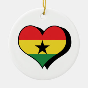 I Love Ghana Ornament