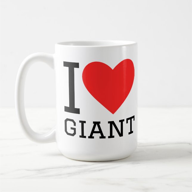 I love giant coffee mug (Left)