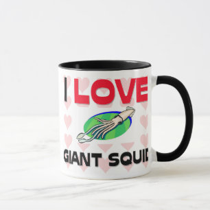 I Love Giant Squid Mug