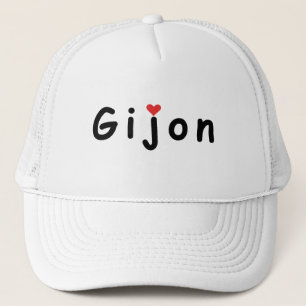 I love Gijon Trucker Hat
