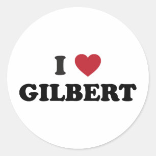 I Love Gilbert Arizona Classic Round Sticker