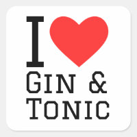 I love gin and tonic