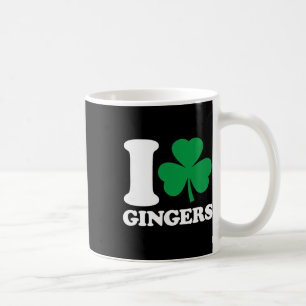I Love Gingers - I Heart Gingers - St Patricks Day Coffee Mug