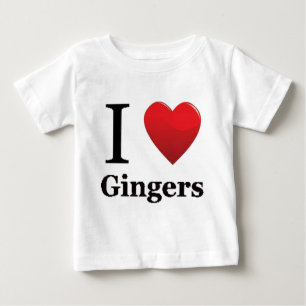 I Love Gingers T Shirt
