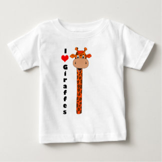 I love giraffes baby T-Shirt