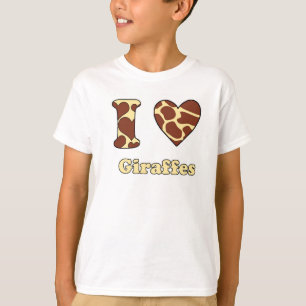 I love Giraffes T-Shirt