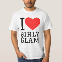 I love girly glam