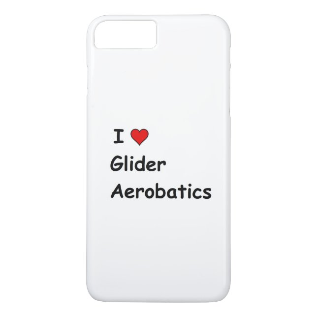 I Love Glider Aerobatics Case-Mate iPhone Case (Back)