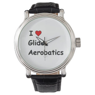 I Love Glider Aerobatics Watch
