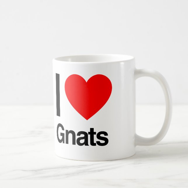i love gnats coffee mug (Right)