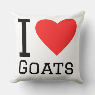 I love goats cushion