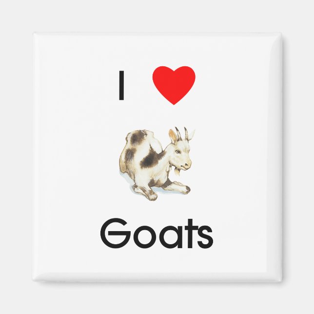 I love goats Magnet (Front)