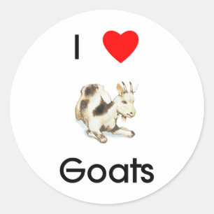 I love goats Sticker
