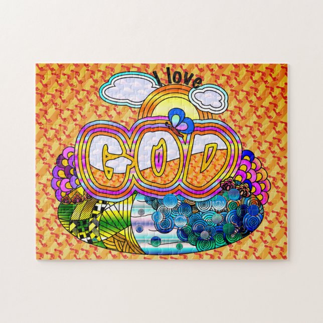 I Love God Puzzle (Horizontal)