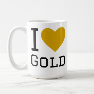 I love gold coffee mug