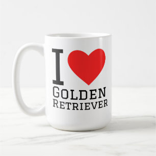 I love golden retriever coffee mug