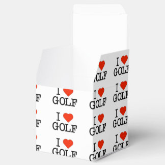 I Love Golf Favour Box