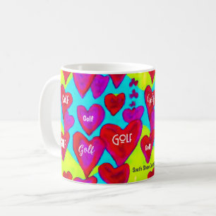"I Love GOLF!" Golf Member Valentine Gift Coffee Mug