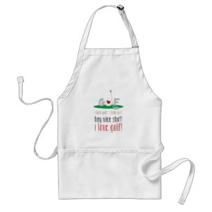 I Love Golf Standard Apron