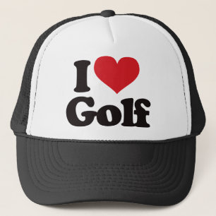 I Love Golf Trucker Hat