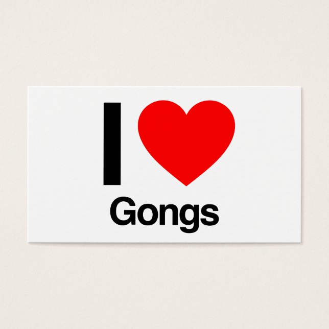 i love gongs (Front)