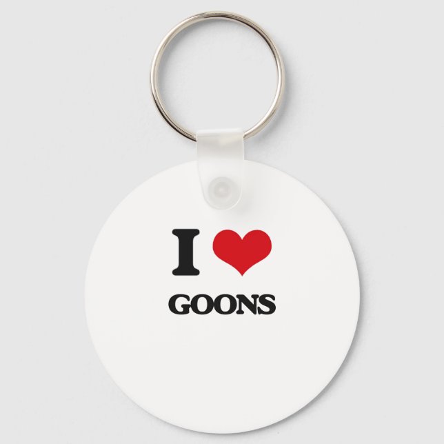 I love Goons Key Ring (Front)