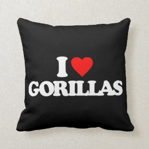 I LOVE GORILLAS CUSHION
