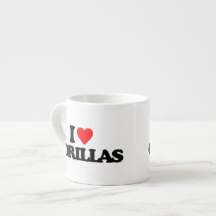 I LOVE GORILLAS ESPRESSO CUP