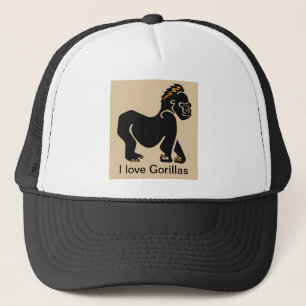 I love GORILLAS - Wildlife - Animal lover Trucker Hat