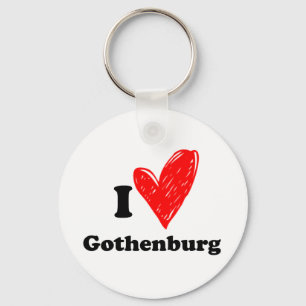 I Love Gothenburg Key Ring