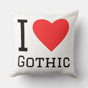 I love gothic cushion