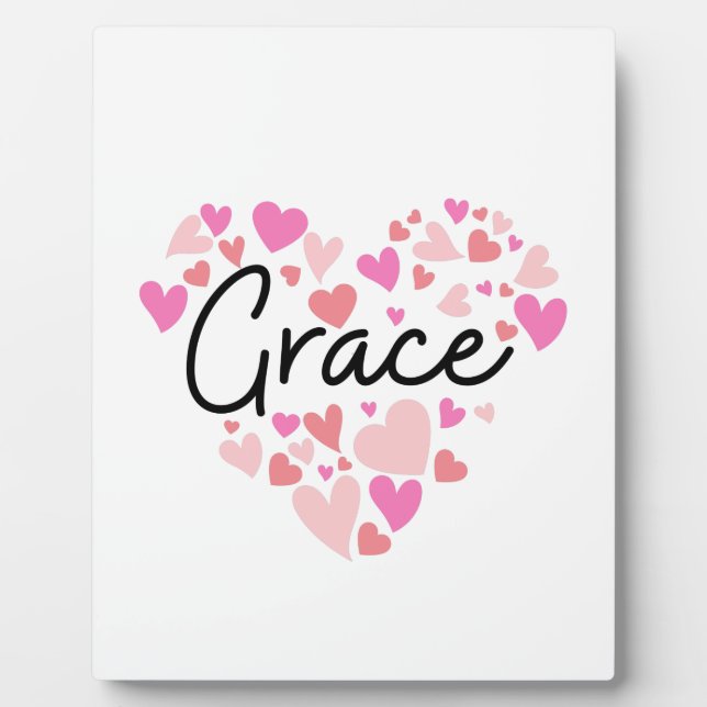 I love Grace Plaque (Front)