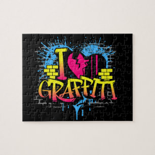 I Love Graffiti – Urban Street Art Jigsaw Puzzle