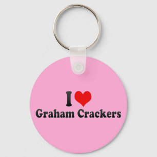 I Love Graham Crackers Key Ring