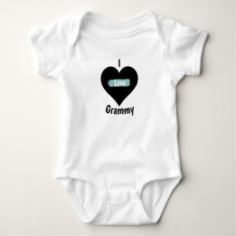 I love grammy one piece baby bodysuit