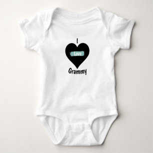 I love grammy one piece baby bodysuit
