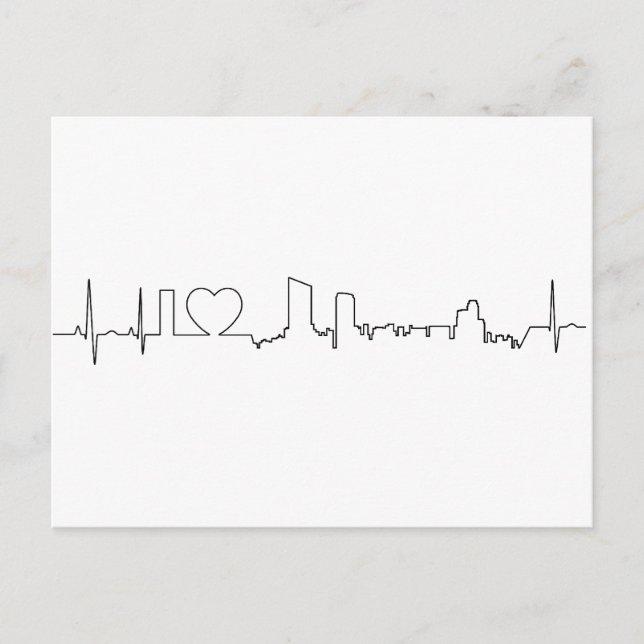 I love Grand Rapids in an extraordinary ecg style Postcard (Front)