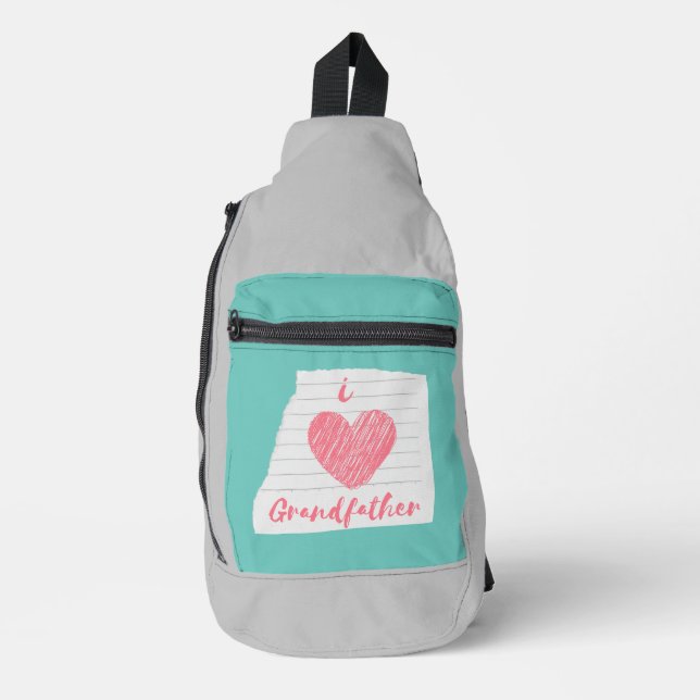 i love grandfather sling bag (Front)
