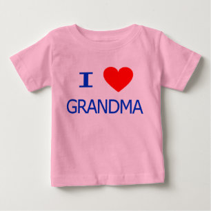 I Love Grandma Baby T-Shirt