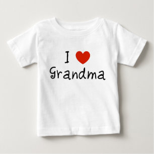 I Love Grandma Baby T-Shirt
