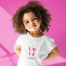 I Love Grandma Cute 2T to 5/6T Fine Jersey