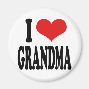I Love Grandma Magnet