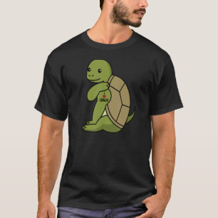 I Love Grandpa Tattoo Tortoise Grandfather Pet T-Shirt