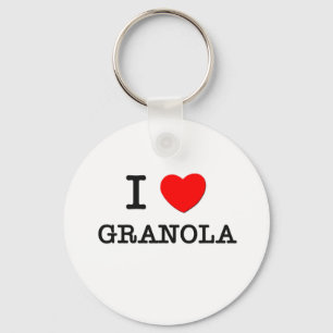 I Love Granola Key Ring