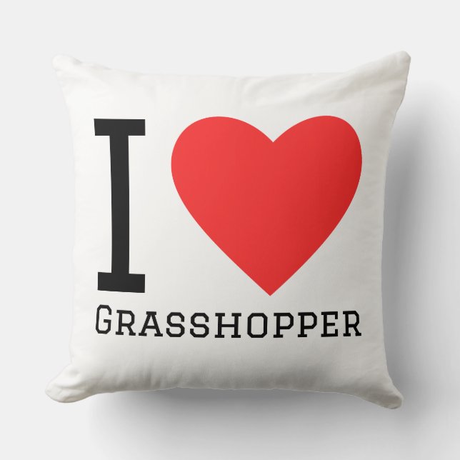 I love grasshopper  cushion (Front)
