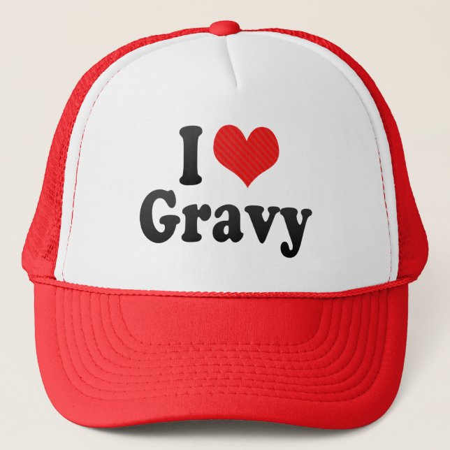 I Love Gravy Trucker Hat (Front)