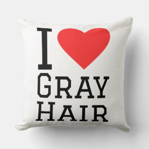 I love gray hair cushion