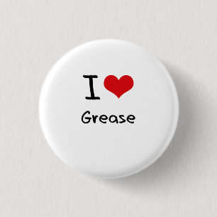 I Love Grease 3 Cm Round Badge