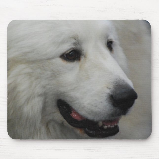 I Love Great Pyrenees  Mouse Pad (Front)