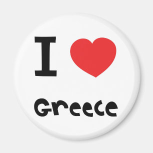 I love greece magnet